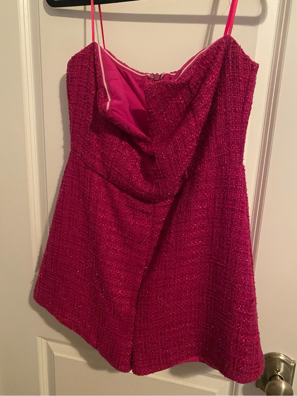 DO+BE Pink Women's tweed romper